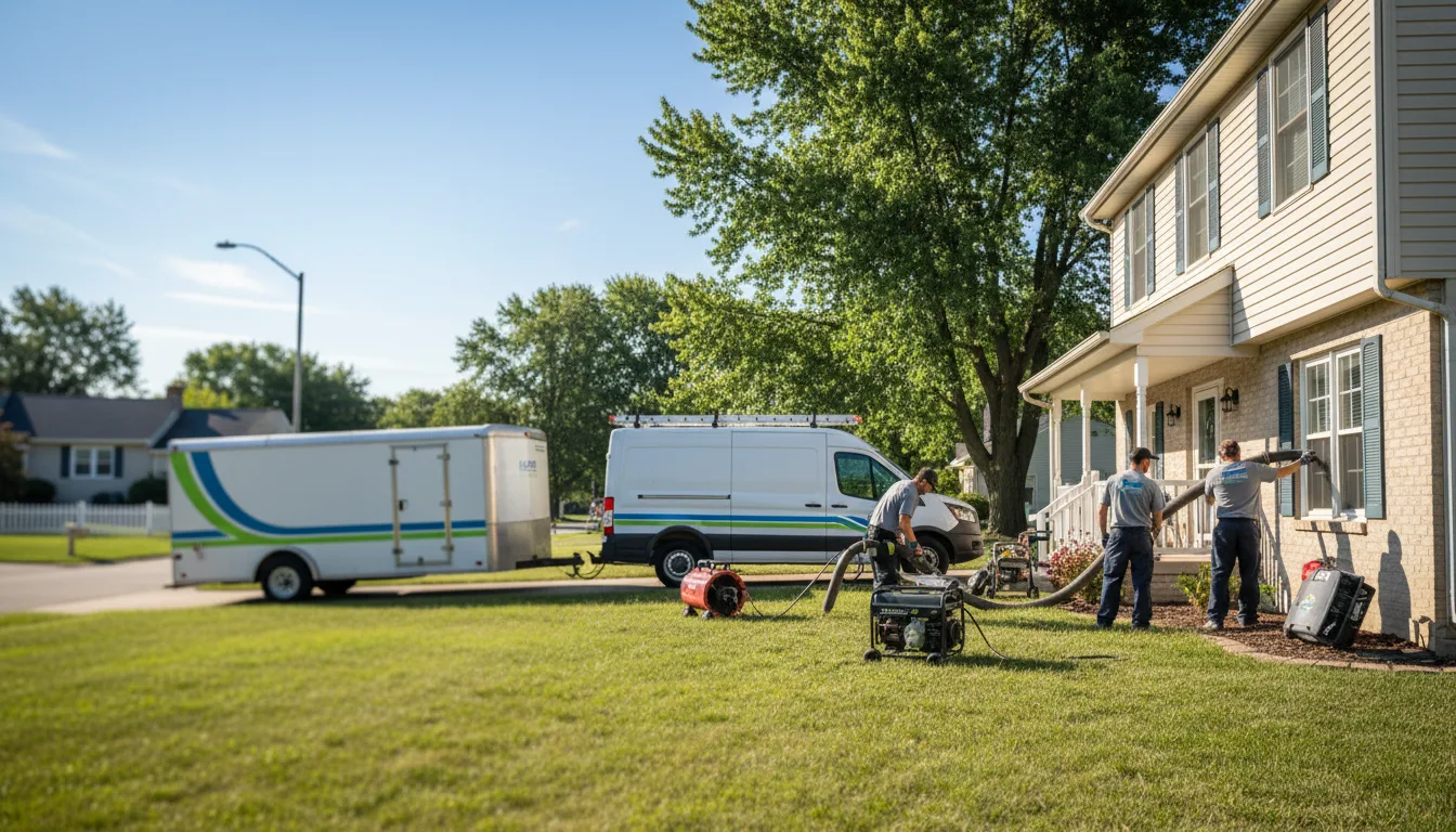 Flooded Basement Restoration And Cleanup With Repair in Wetmore, MI near me